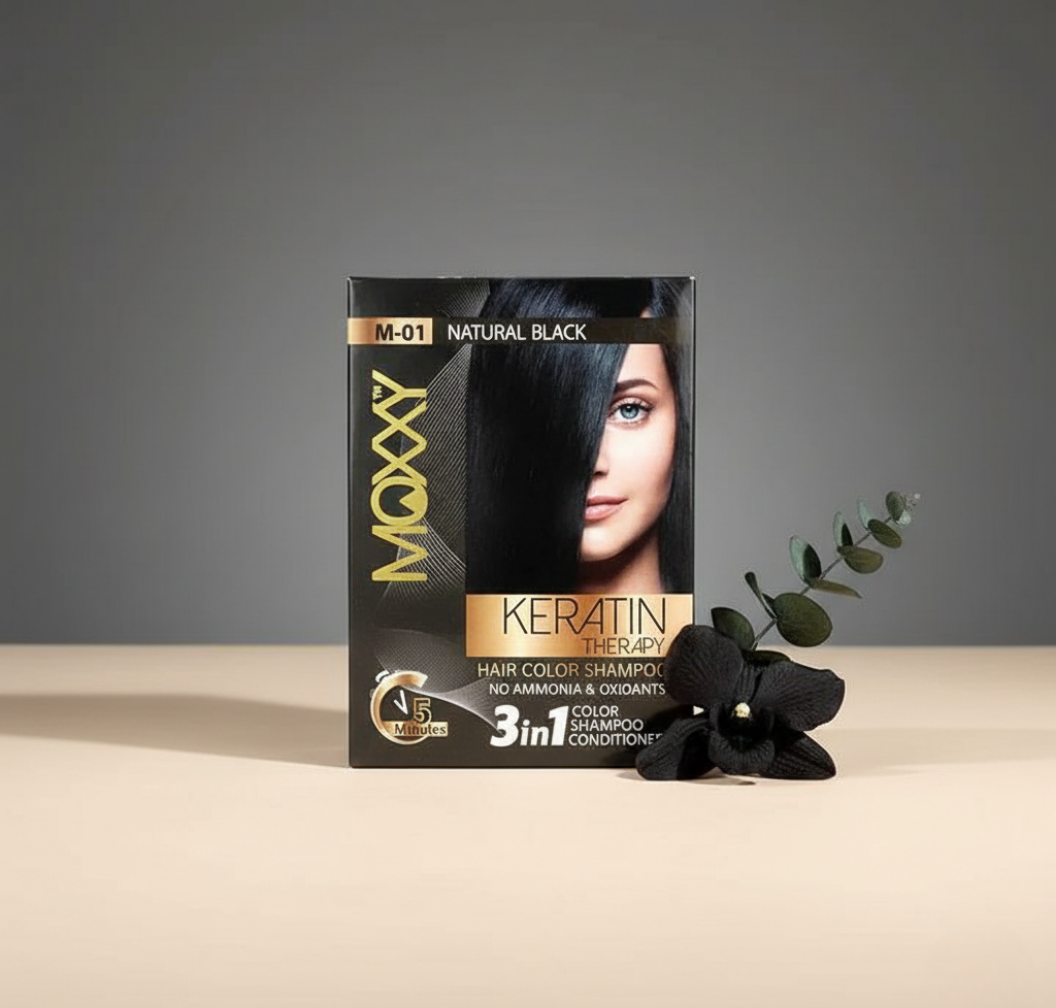 MOXXY HAIR COLOR BLACK