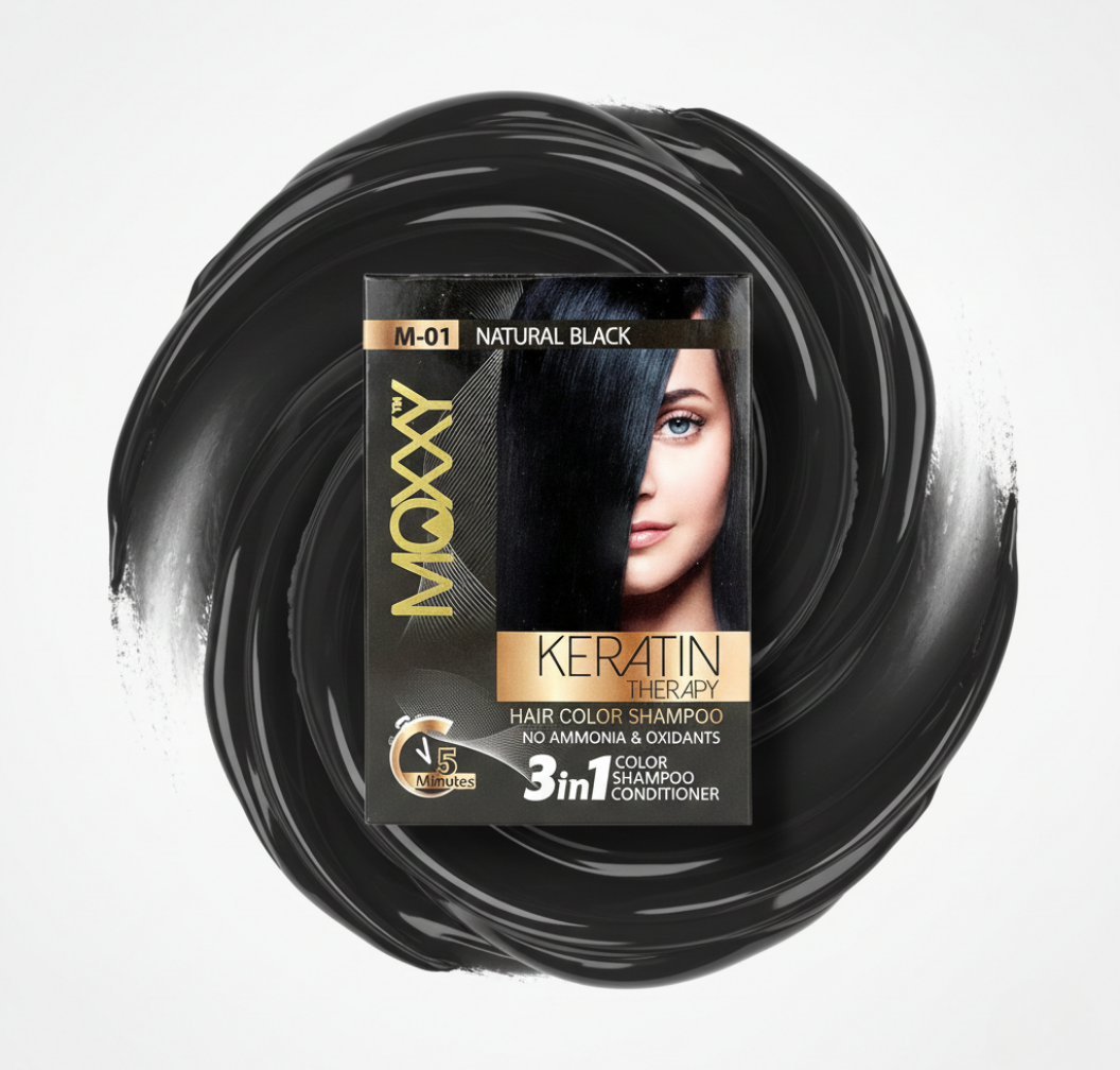 MOXXY HAIR COLOR BLACK