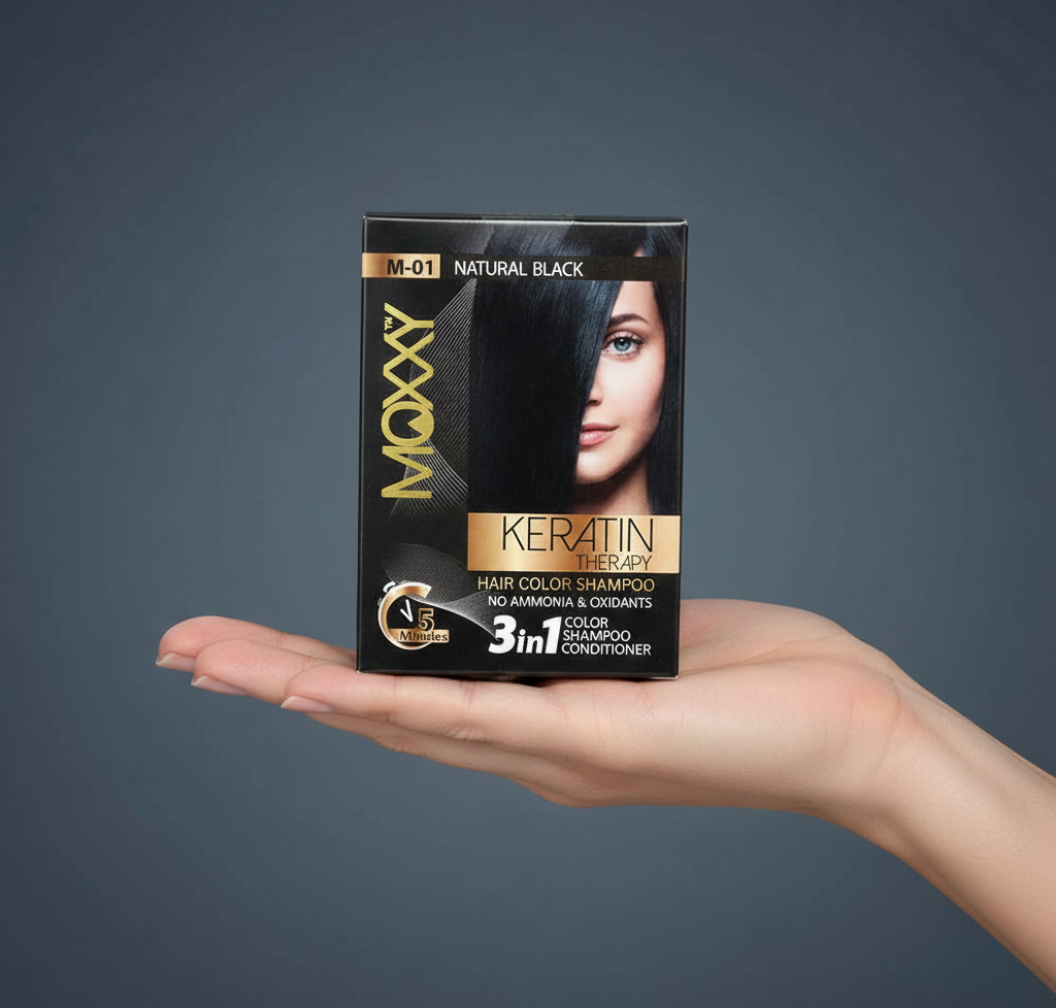MOXXY HAIR COLOR BLACK