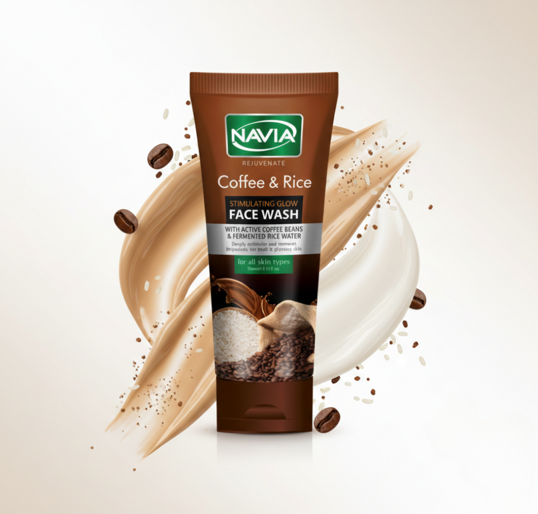 Navia Coffee & Rice Facewash