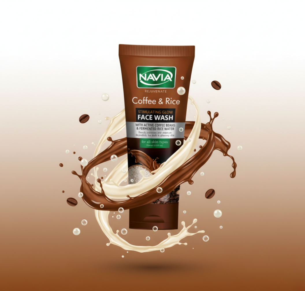 Navia Coffee & Rice Facewash