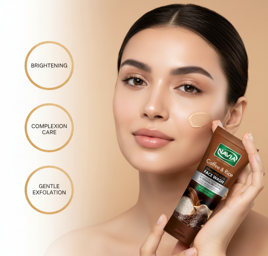 Navia Coffee & Rice Facewash
