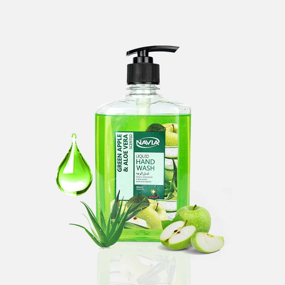 NAVIA HANDWASH (GREEN APPLE & ALOE VERA)