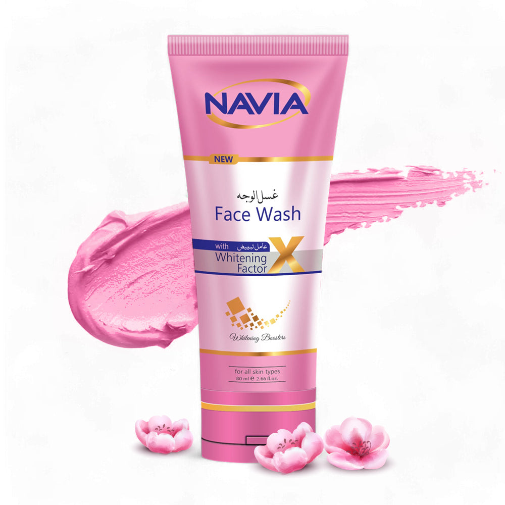 NAVIA PINK FACE WASH 80ML