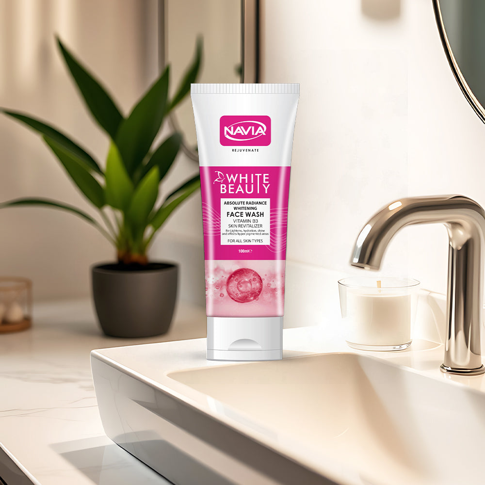 NAVIA WHITE BEAUTY FACEWASH 100ML