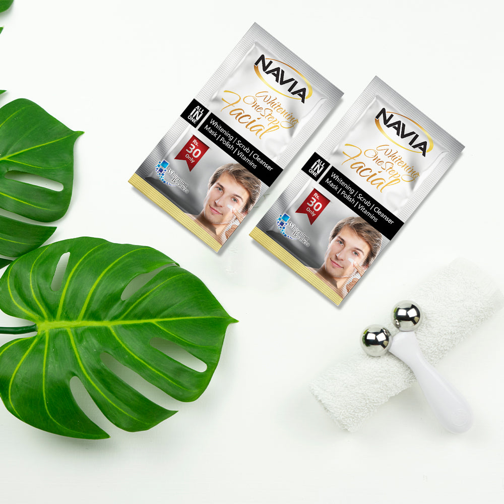 NAVIA MEN ONE STEP FACIAL SACHET