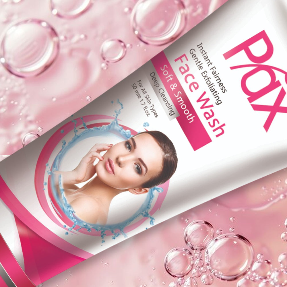 PAX SOFT & SMOOTH FACE WASH WOMEN 50ML