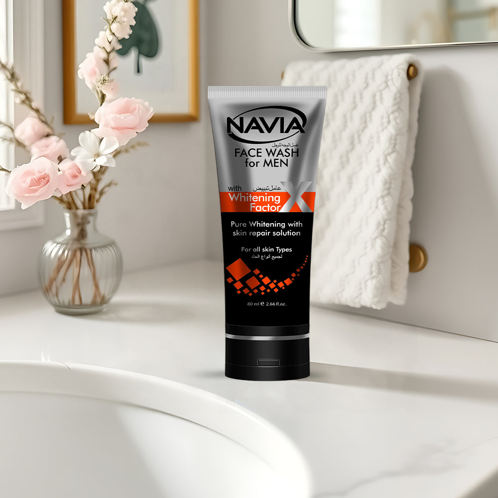 NAVIA MEN FACE WASH 80ML