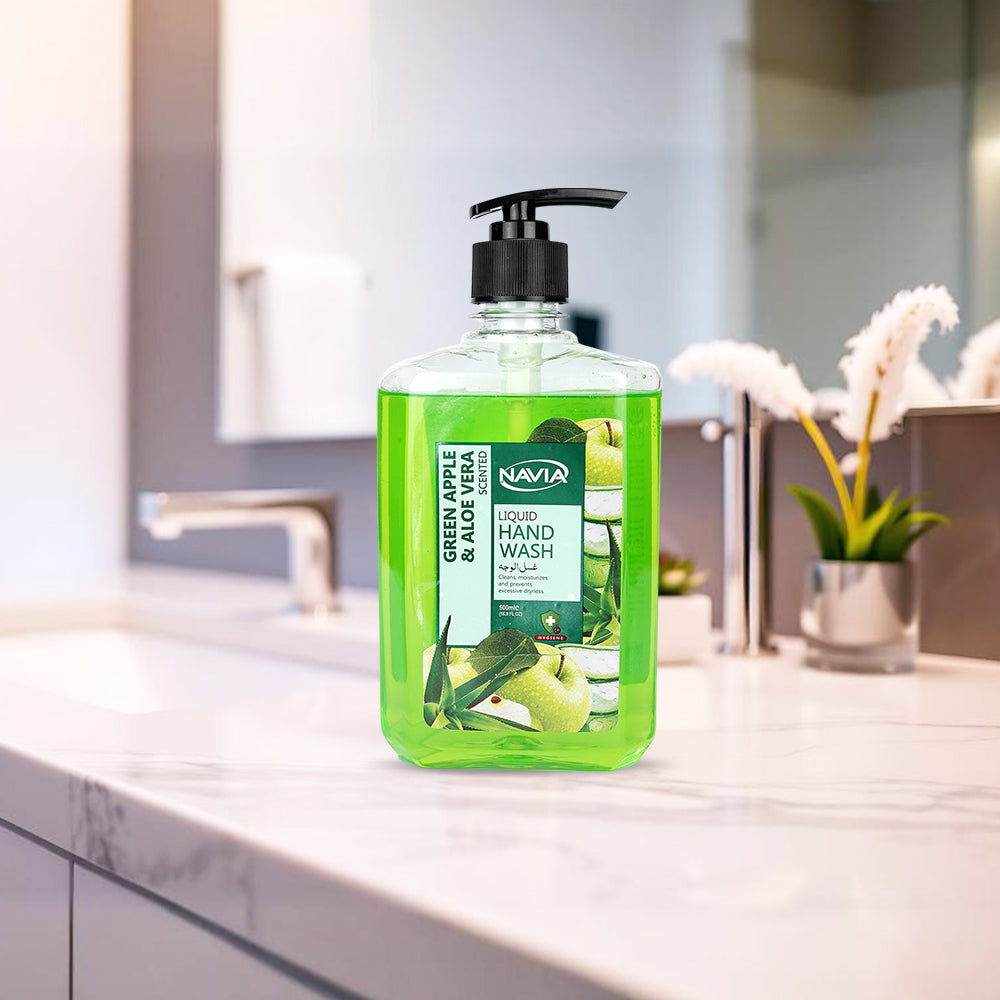 NAVIA HANDWASH (GREEN APPLE & ALOE VERA)
