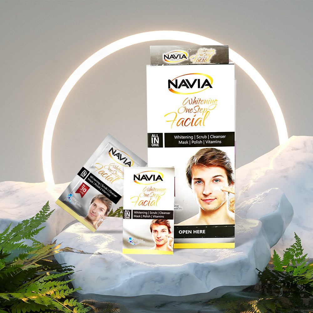 NAVIA MEN ONE STEP FACIAL SACHET