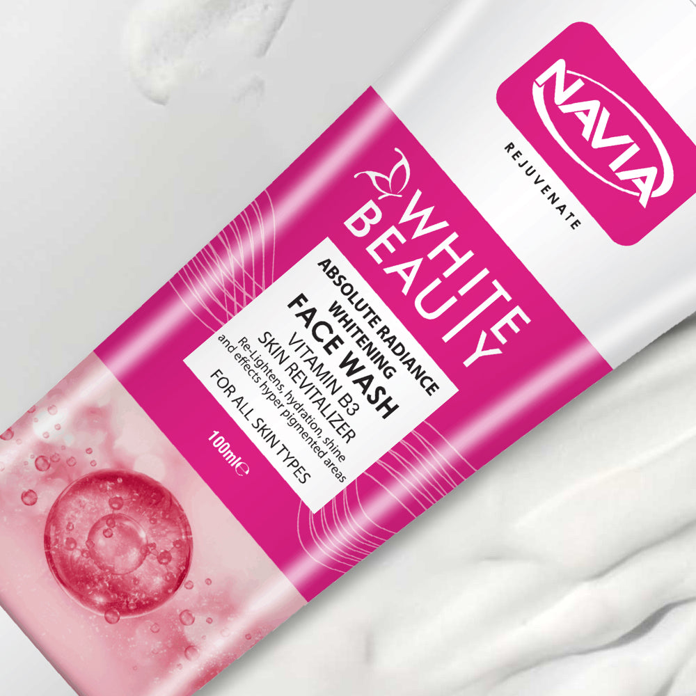 NAVIA WHITE BEAUTY FACEWASH 100ML