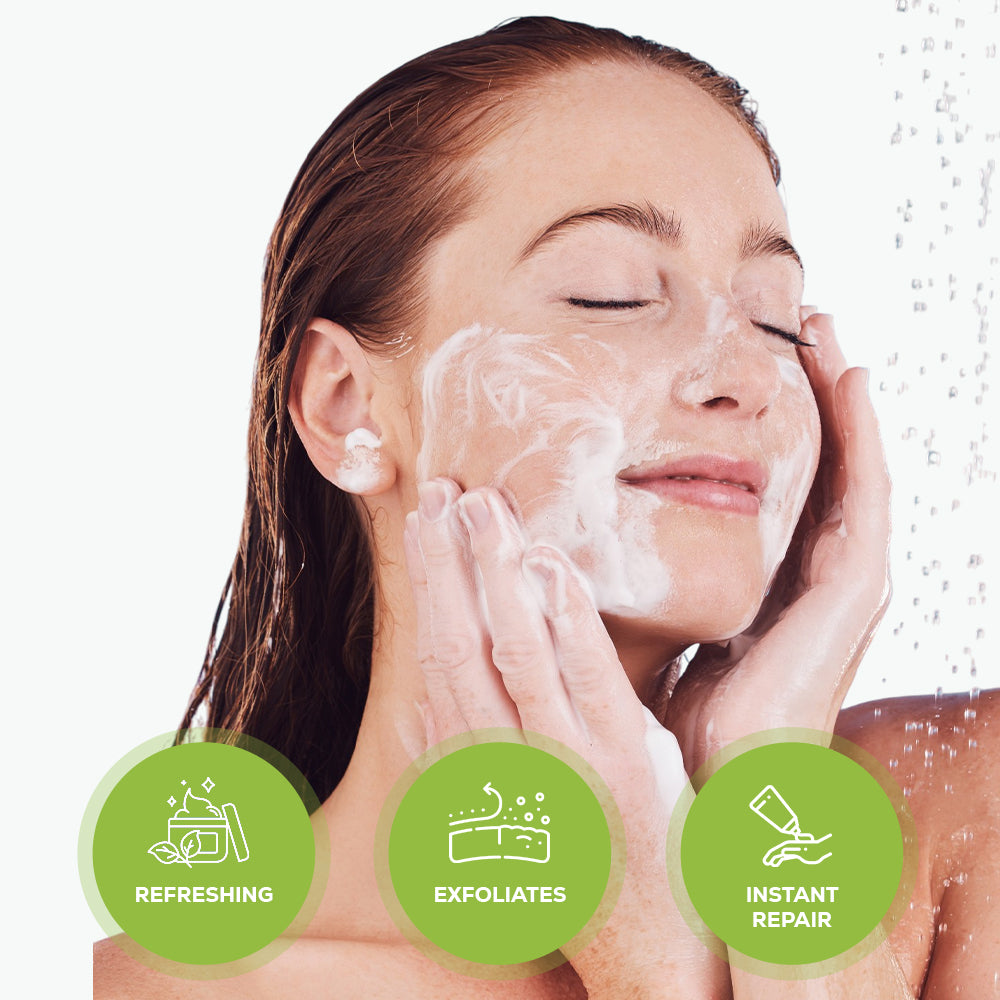 oxywhite face wash