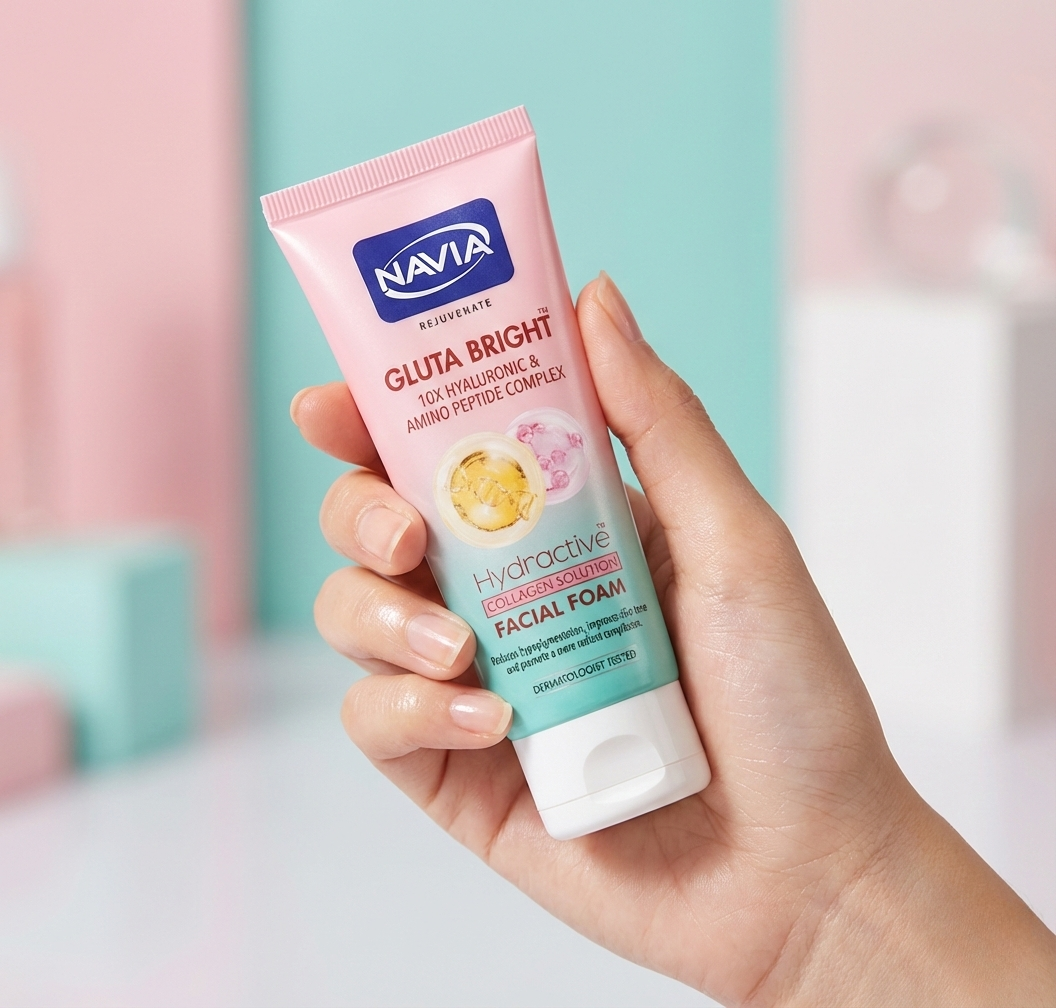 NAVIA GLUTA BRIGHT FACEWASH 100ML
