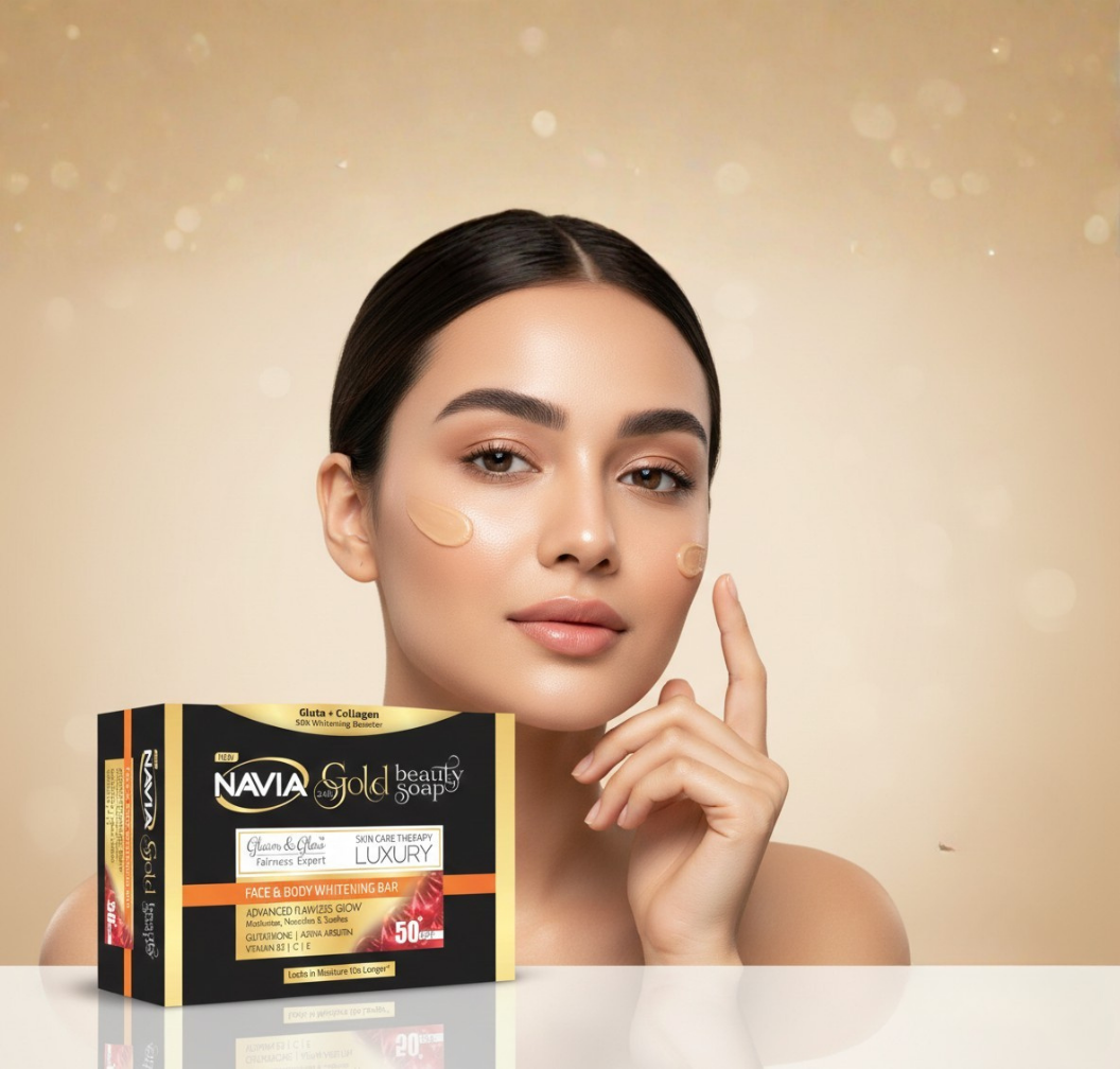 NAVIA WHITENING 24K  BEAUTY SOAP