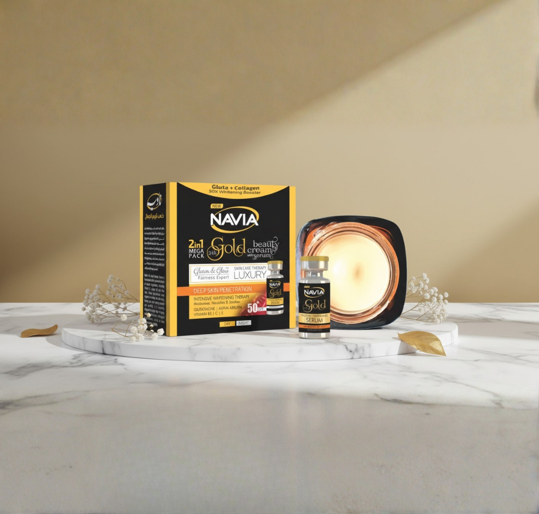 NAVIA 25K GOLD BEAUTY CREAM 2IN1