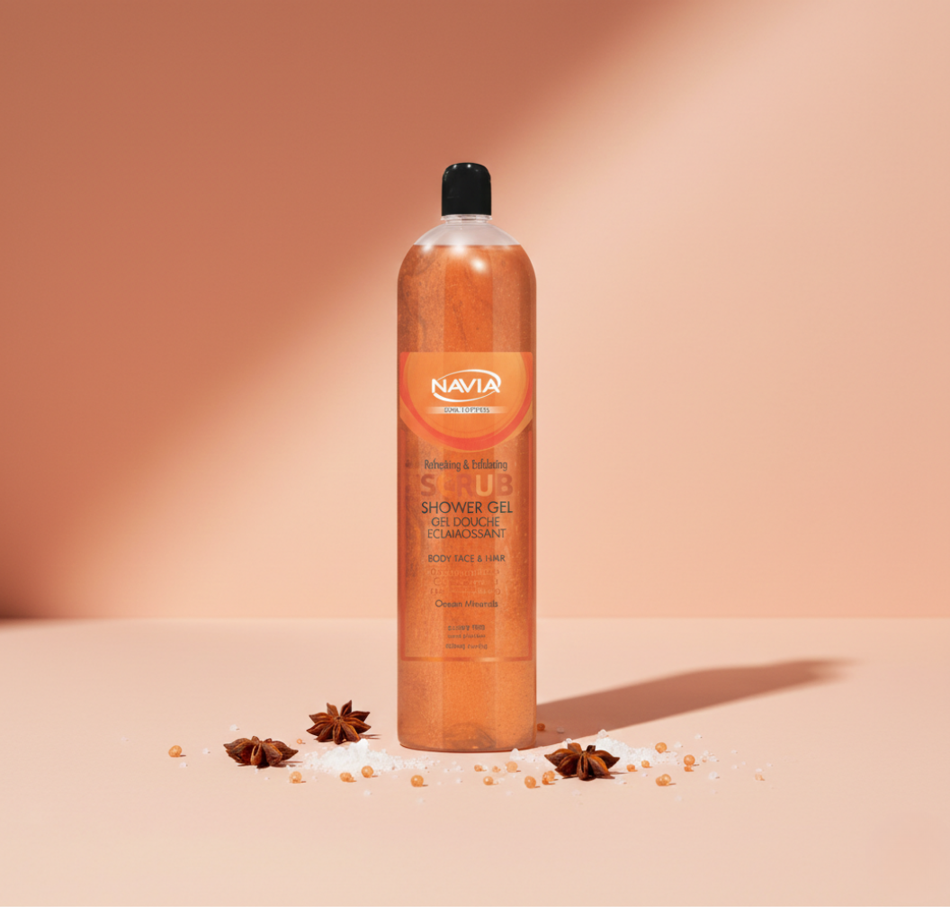 NAVIA SHOWER GEL ORANGE 1000ML