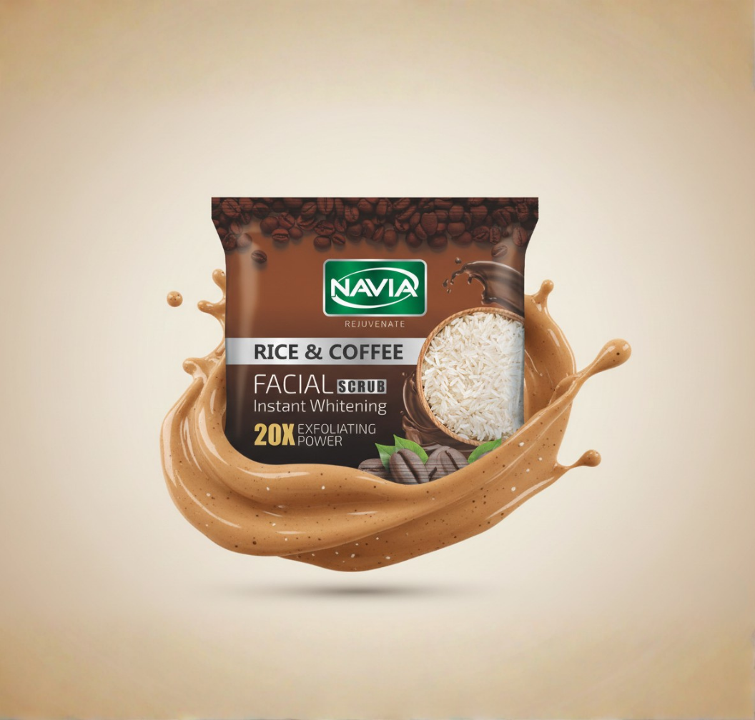 NAVIA RICE&COFFEE FACIAL SACHET 22GM