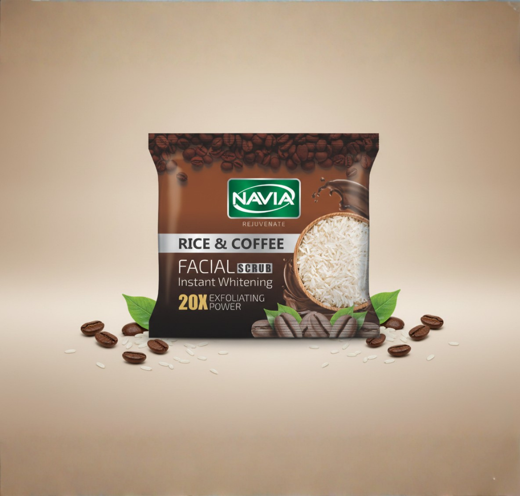 NAVIA RICE&COFFEE FACIAL SACHET 22GM
