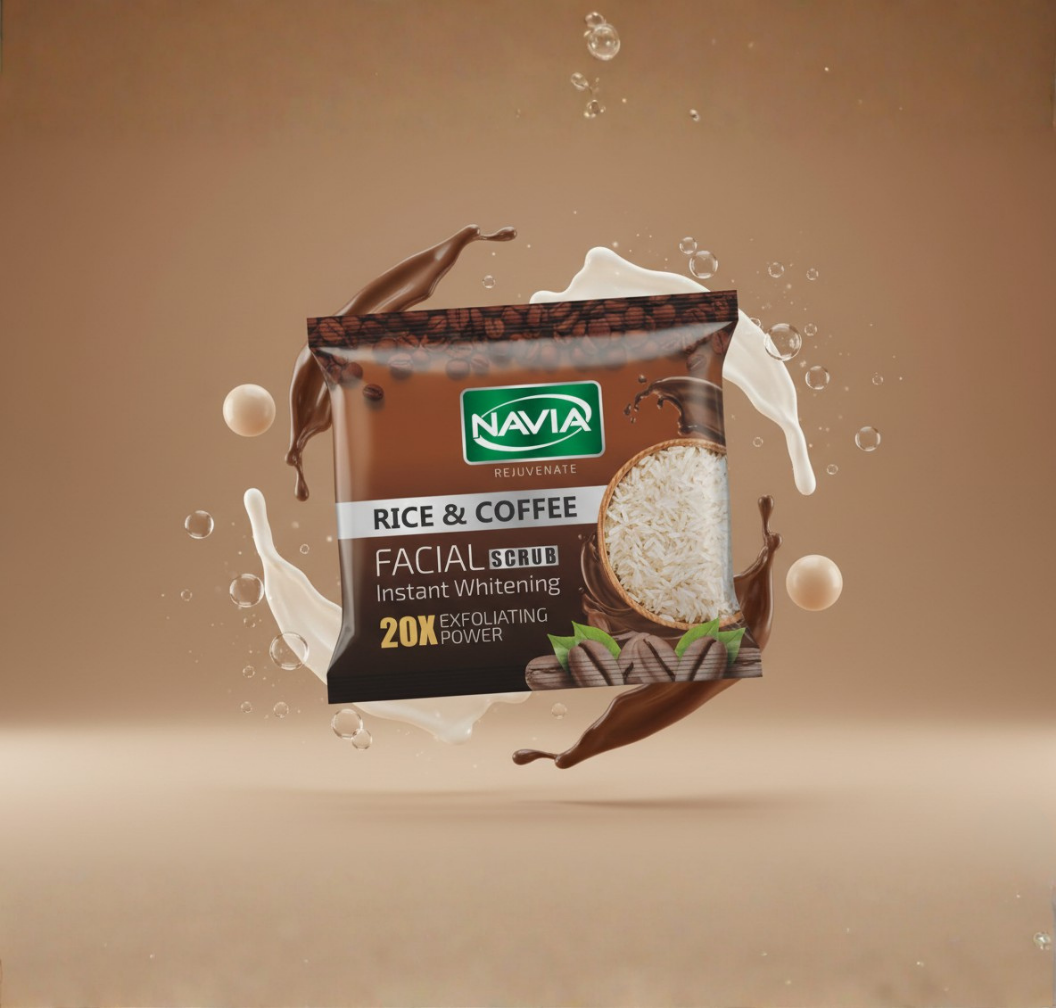 NAVIA RICE&COFFEE FACIAL SACHET 22GM